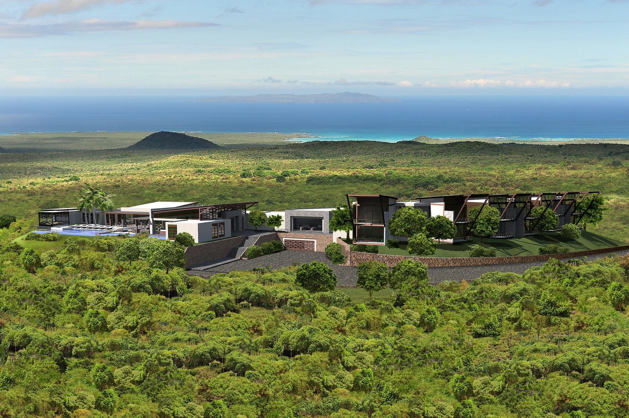 Pikaia Lodge Santa Cruz Island Eksteriør billede